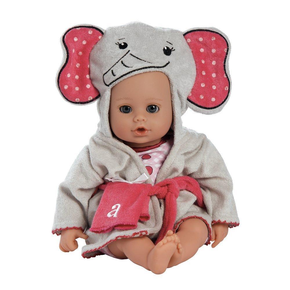 Adora Bathtime Baby Doll Boy, 13" Baby Elephant, Washable Toys for Ages 1+