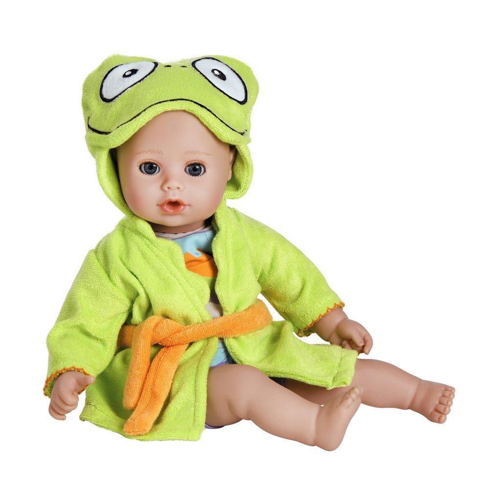 Adora Bathtime Baby Doll Boy, 13" Baby Frog, Washable Toys for Ages 1+