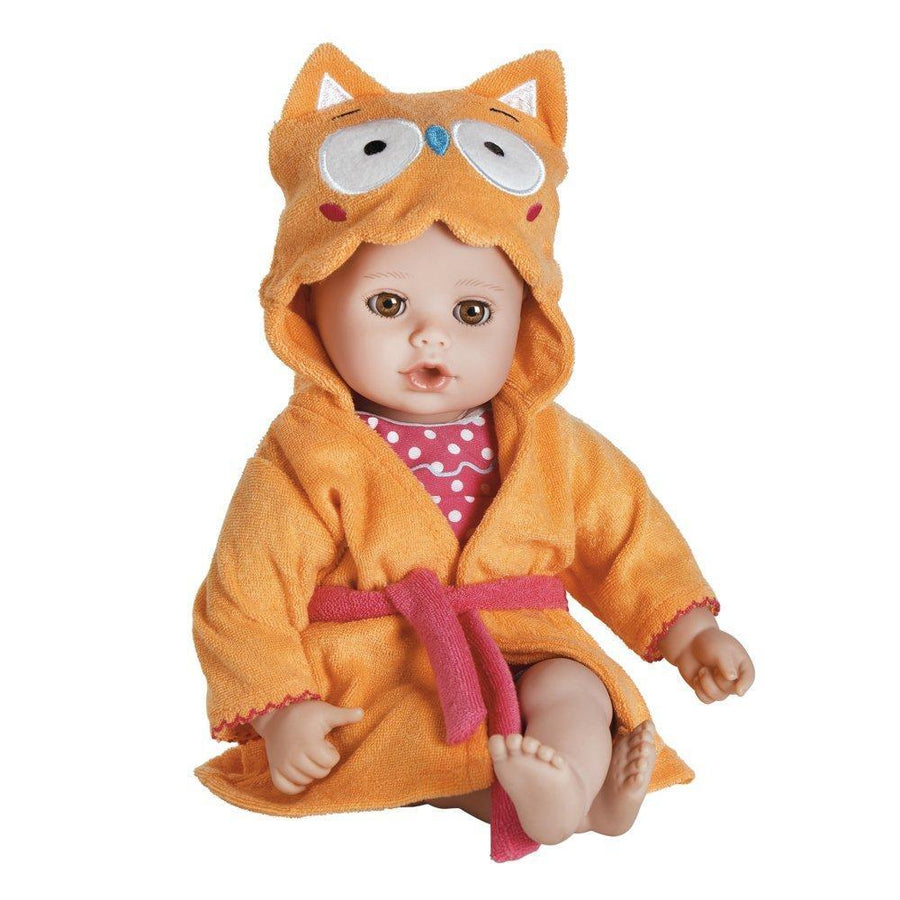 Adora Bathtime Baby Doll Girl, 13" Baby Owl, Washable Toys for Ages 1+