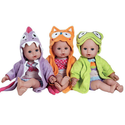 Adora Bathtime Baby Doll Girl, 13" Baby Owl, Washable Toys for Ages 1+