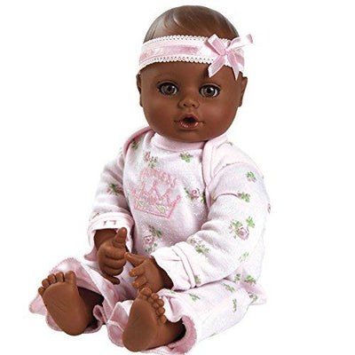 Adora Playtime Baby Doll, 13" African American Vinyl Baby Doll Little Princess, Ages 1+