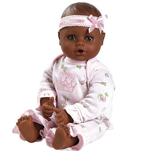 Adora Playtime Baby Doll, 13" African American Vinyl Baby Doll Little Princess, Ages 1+