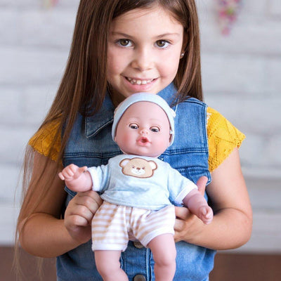 Adora Playtime Baby Doll, 13" Washable Soft Baby Doll Bery Blue, Ages 1+