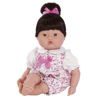 Adora Playtime Baby Doll, 13" Asian Vinyl Baby Doll Floral Romper, Ages 1+