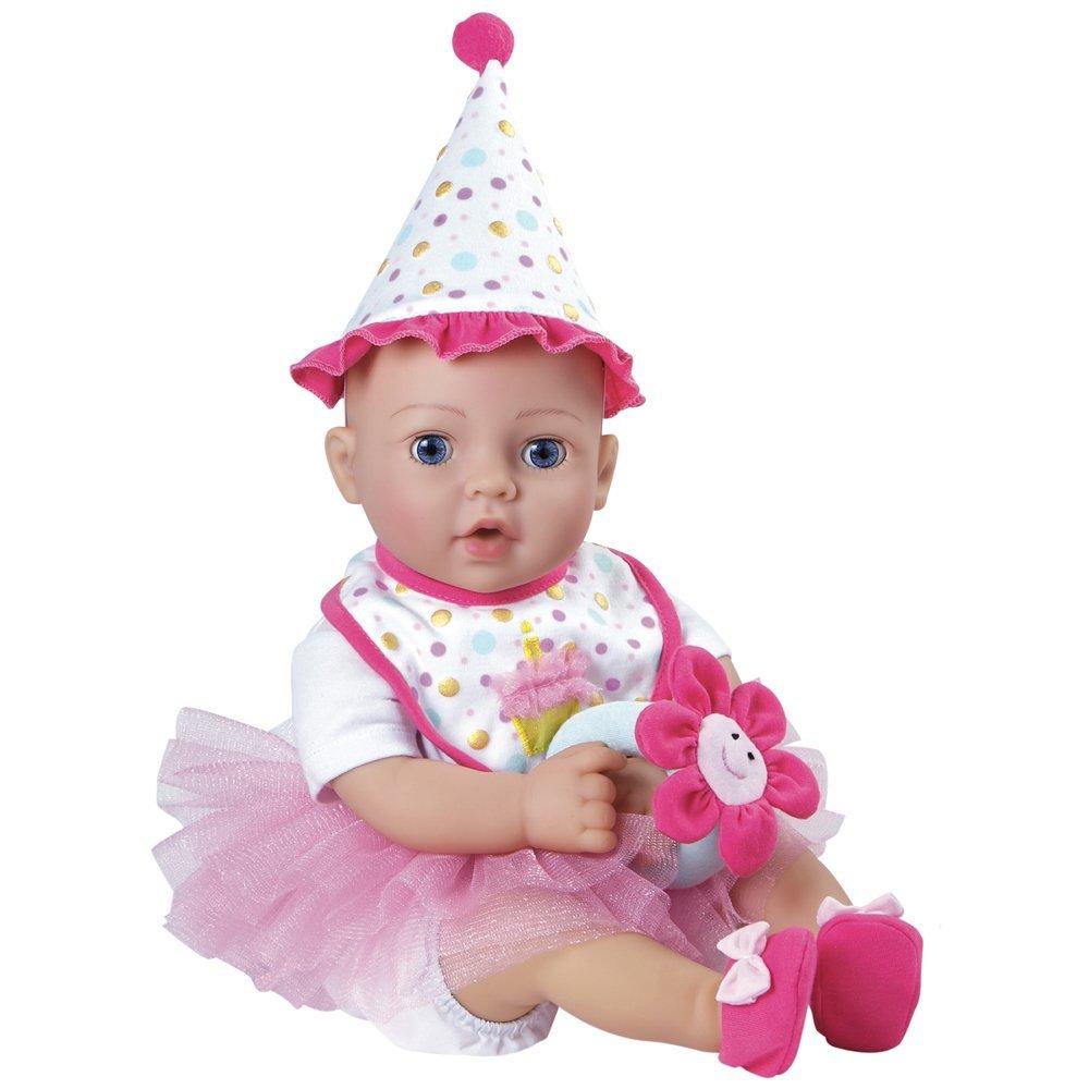 Adora 16" Vinyl Girl Baby Doll - Birthday Baby Gift Set, Adorable Play Set for Ages 3+