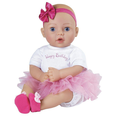Adora 16" Vinyl Girl Baby Doll - Birthday Baby Gift Set, Adorable Play Set for Ages 3+