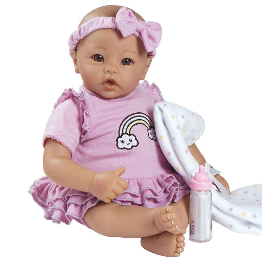 Adora BabyTime Doll, Realistic & Lifelike 16" Baby Doll Lavender