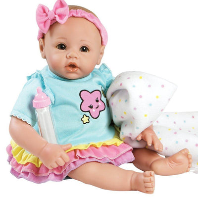 Adora BabyTime Doll, Realistic & Lifelike 16" Baby Doll Rainbow