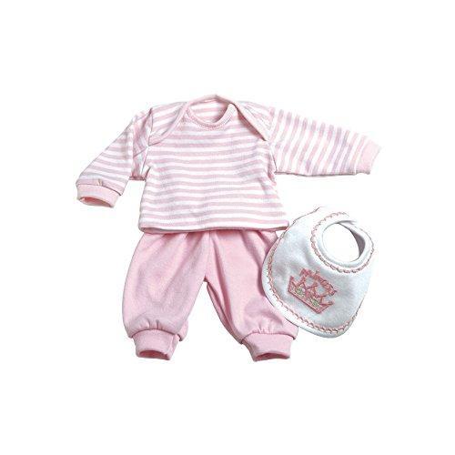 ADORAble Baby Doll Clothes & Outfits - 3 Pc. Layette Set Pink