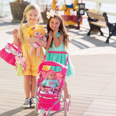 Adora Baby Doll Stroller 3-Wheel Shade Jogger, Fits 15-20" Baby Dolls