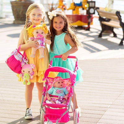Adora Baby Doll Stroller 3-Wheel Shade Jogger, Fits 15-20" Baby Dolls