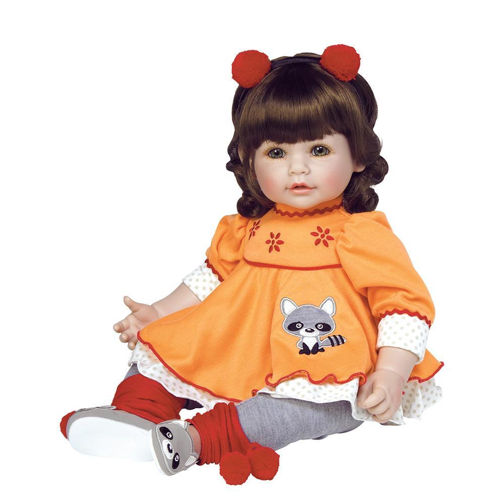 Adora Realistic Toddler Baby Dolls for Kids, 20 inch Macaraccoon