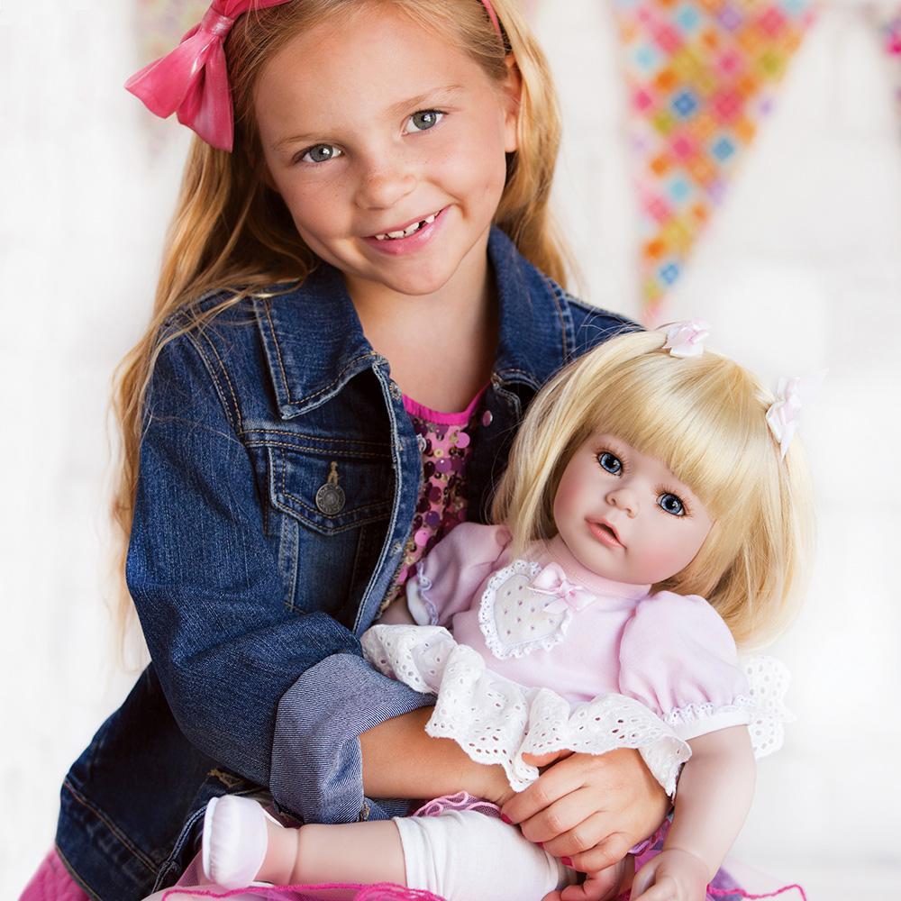 Adora Realistic Toddler Baby Dolls for Kids, 20 inch Hearts Aflutter
