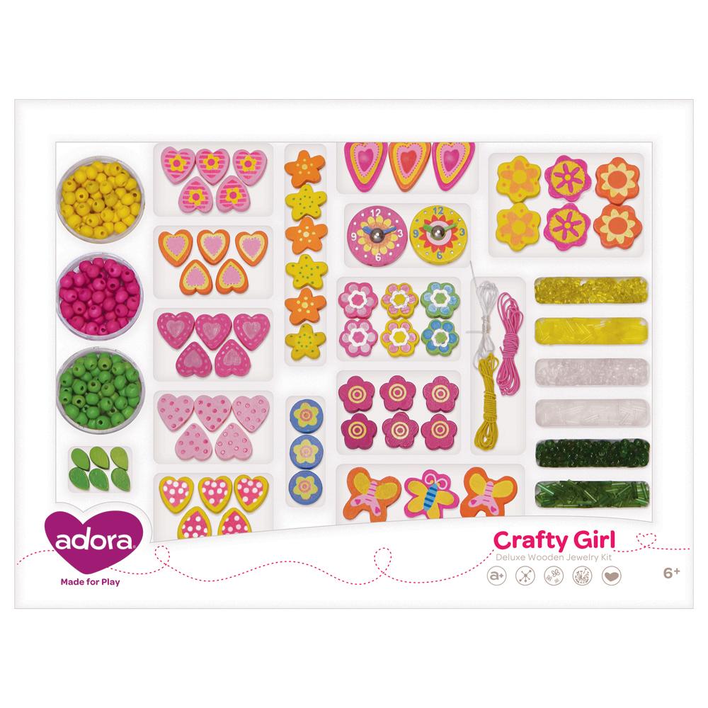 Crafty Girl Deluxe Wooden Jewelry Kit