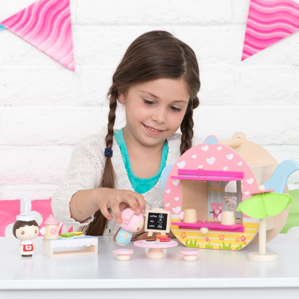 Teapot Café Wooden Play Set