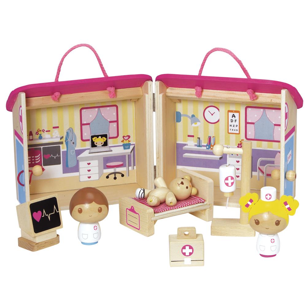 Owie Hospital Wooden Play Set