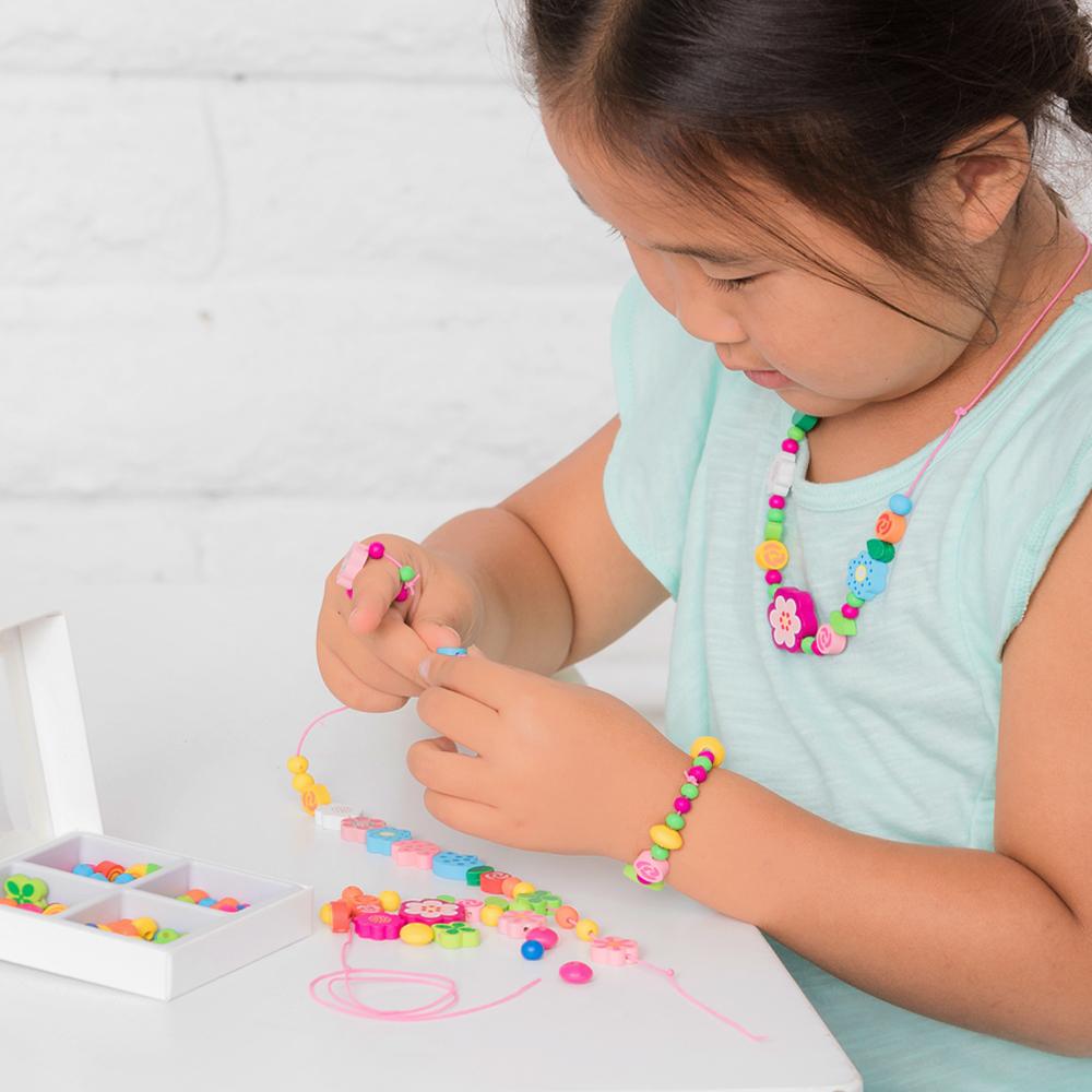 Crafty Girl "Flower Power" Wooden Jewelry Kit