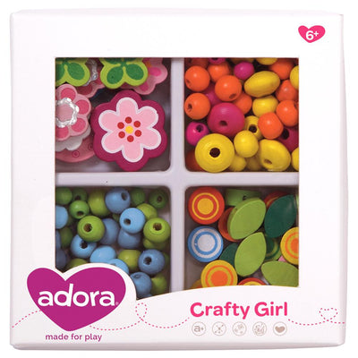 Crafty Girl "Flower Power" Wooden Jewelry Kit