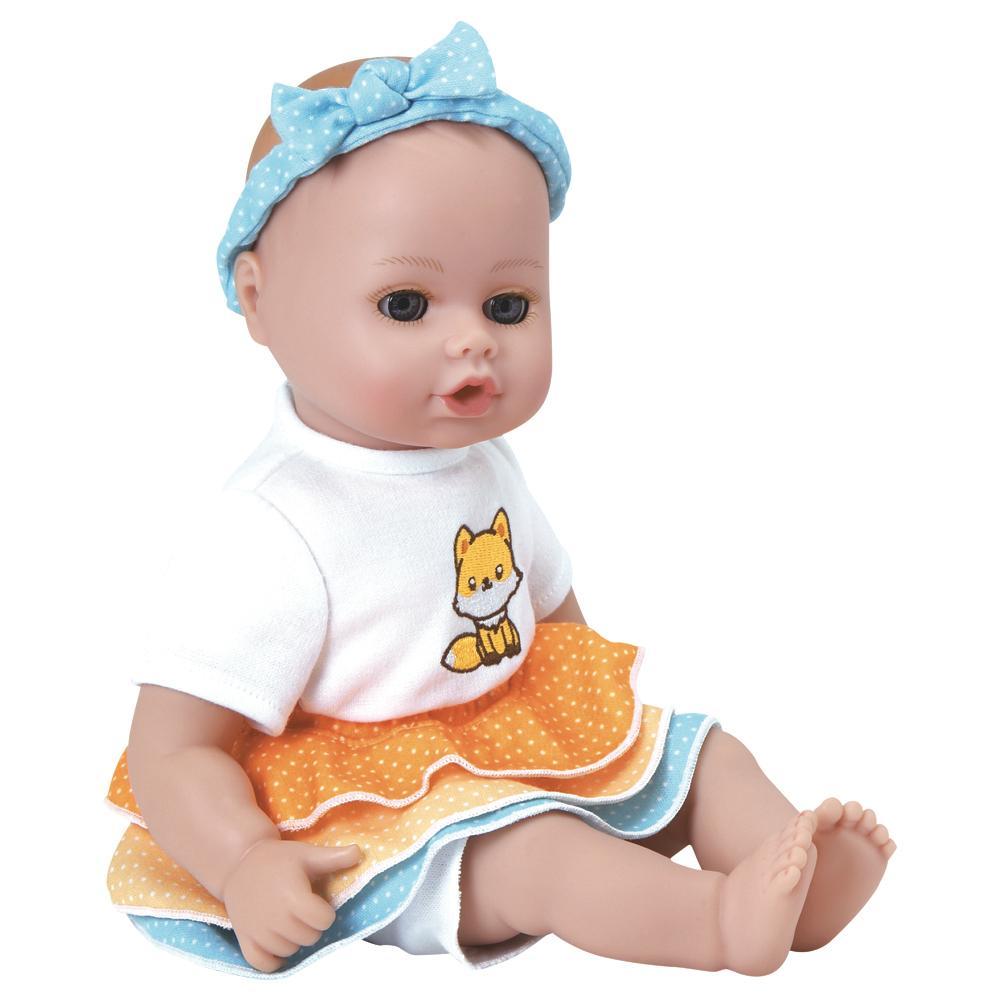 Adora 13" Washable Soft Baby Doll for Toddlers - Playtime Baby Frilly Fox, Ages 1+