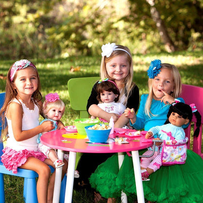 Adora Baby Doll Accessories Portable Table Feeding Seat, fits 15-16" dolls