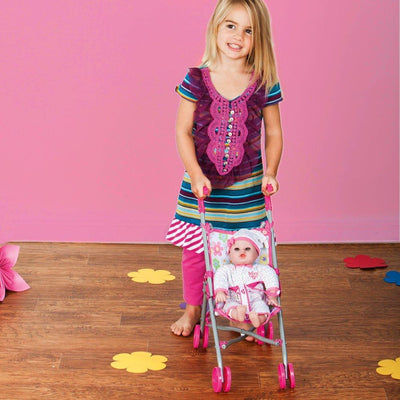 Adora Baby Doll Stroller Small Umbrella, Fits 13 inch Baby Dolls