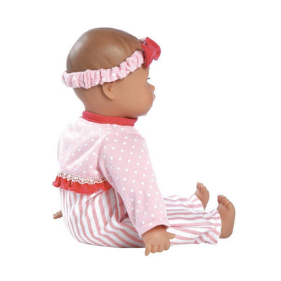 Adora Baby Doll Clothes, Baby Doll Dresses - Pink Stripe Sleeper