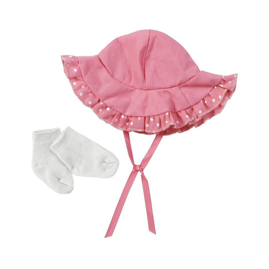 Adora Baby Doll Accesories - Sun Hat And Sock Set for 13" Dolls